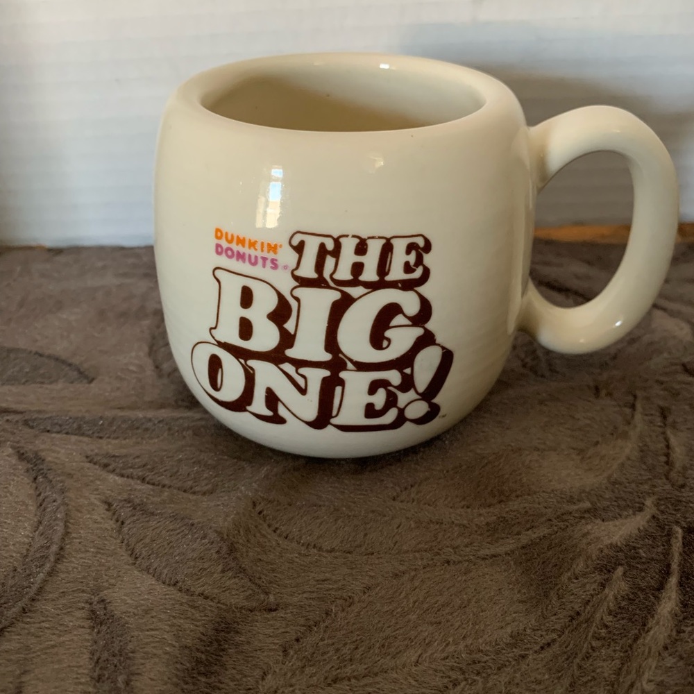 Cream Coffee Mug - The Big One. Vintage